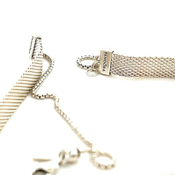 Pandora Mesh Reflexion Choker Necklace - Picture 3 of 6